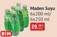 MADEN SUYU 6X200/6X250 ML MADEN SUYU 6X200/6X250 ML
